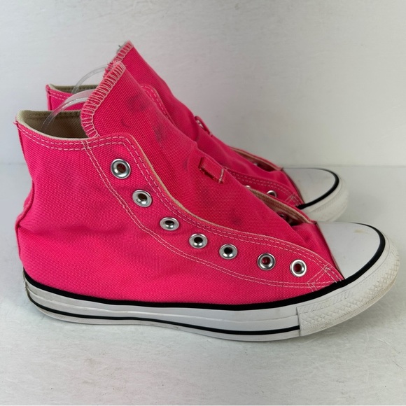 ❤️ Converse Hot Pink Canvas Unisex Sneakers 6M 8W - Picture 4 of 7